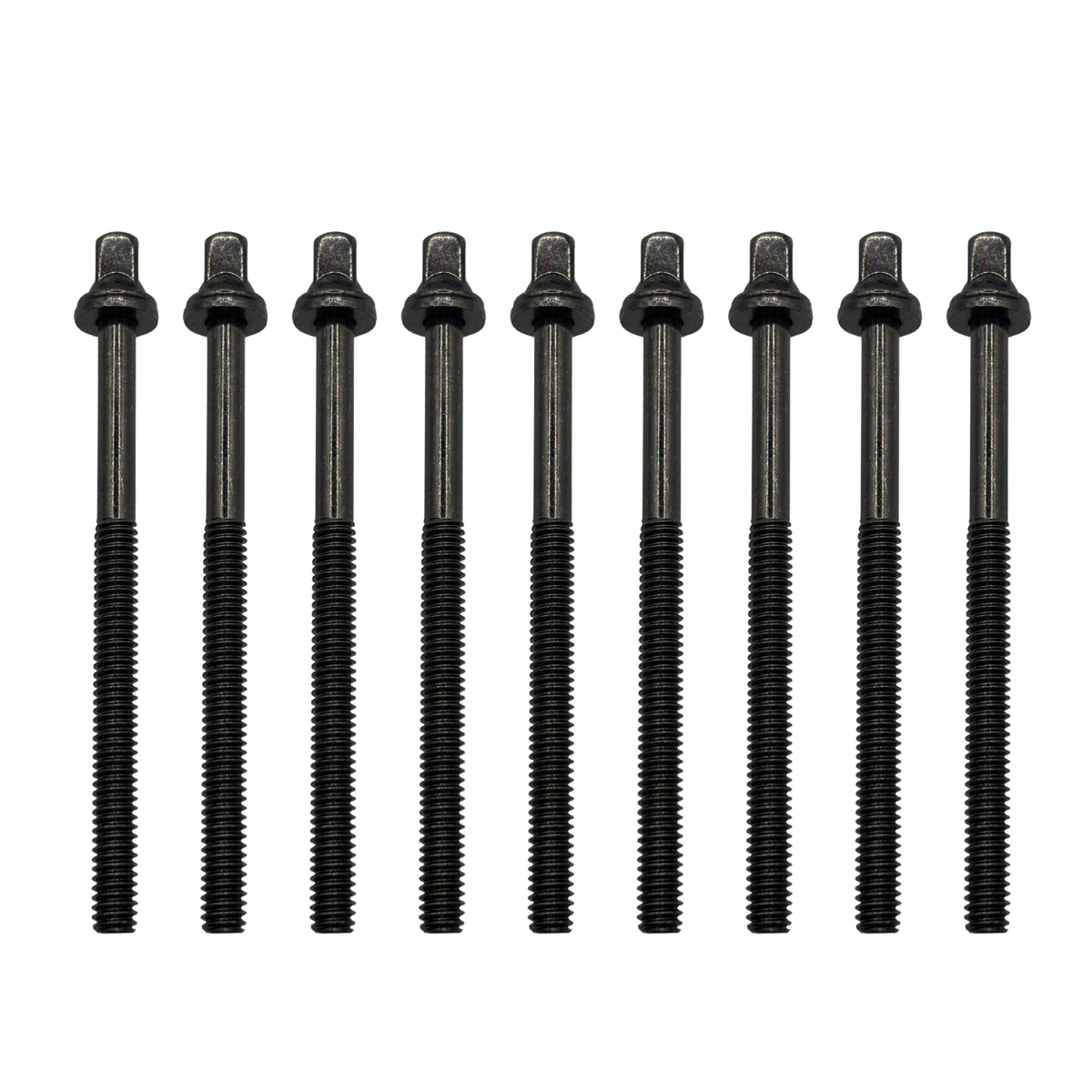 75mm Drum Tension Rods - Chrome | Brass | Black Nickel | Honey Drums