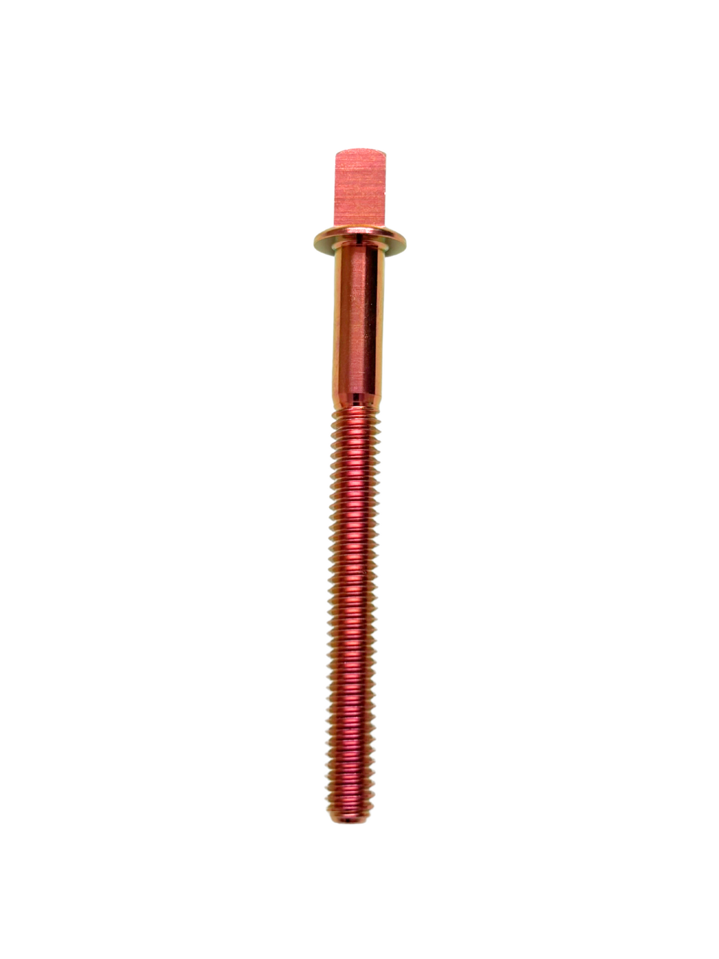 Drum Pimps custom titanium tension rod for drum kit upgrade