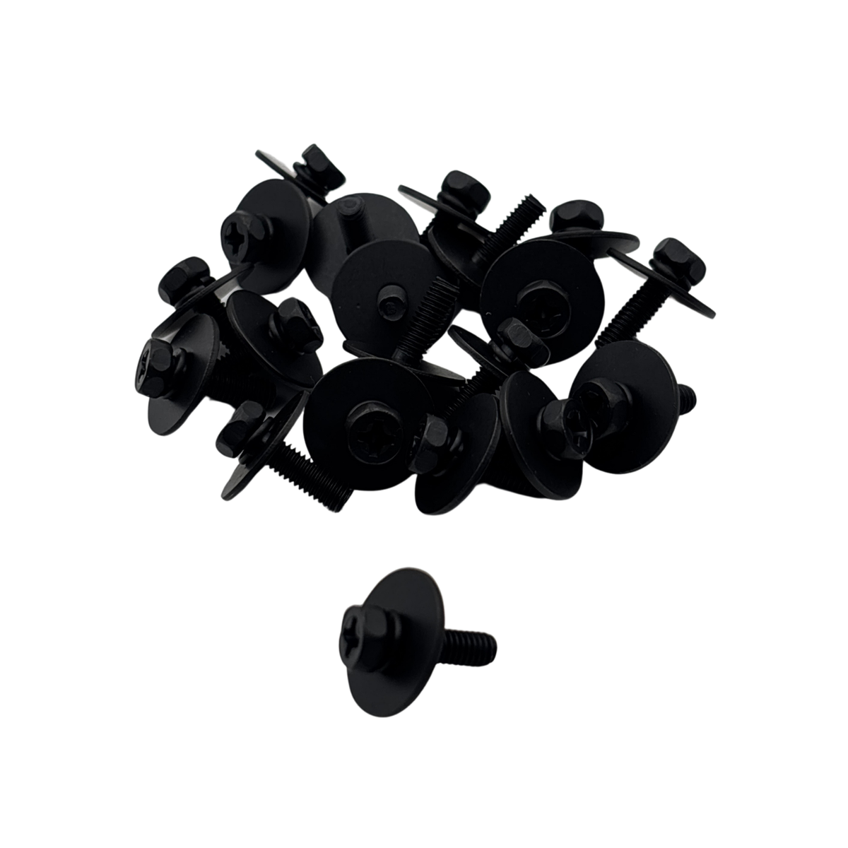 Matte Black lug Fixing Screws M4x14mm Pack of 20