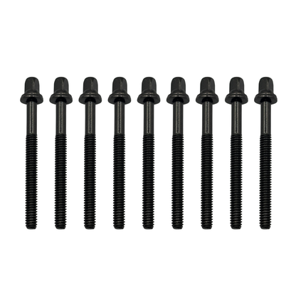 58mm Drum Tension Rods - Chrome | Brass | Black Nickel | Honey Drums