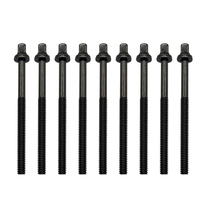 75mm Drum Tension Rods - Chrome | Brass | Black Nickel | Honey Drums