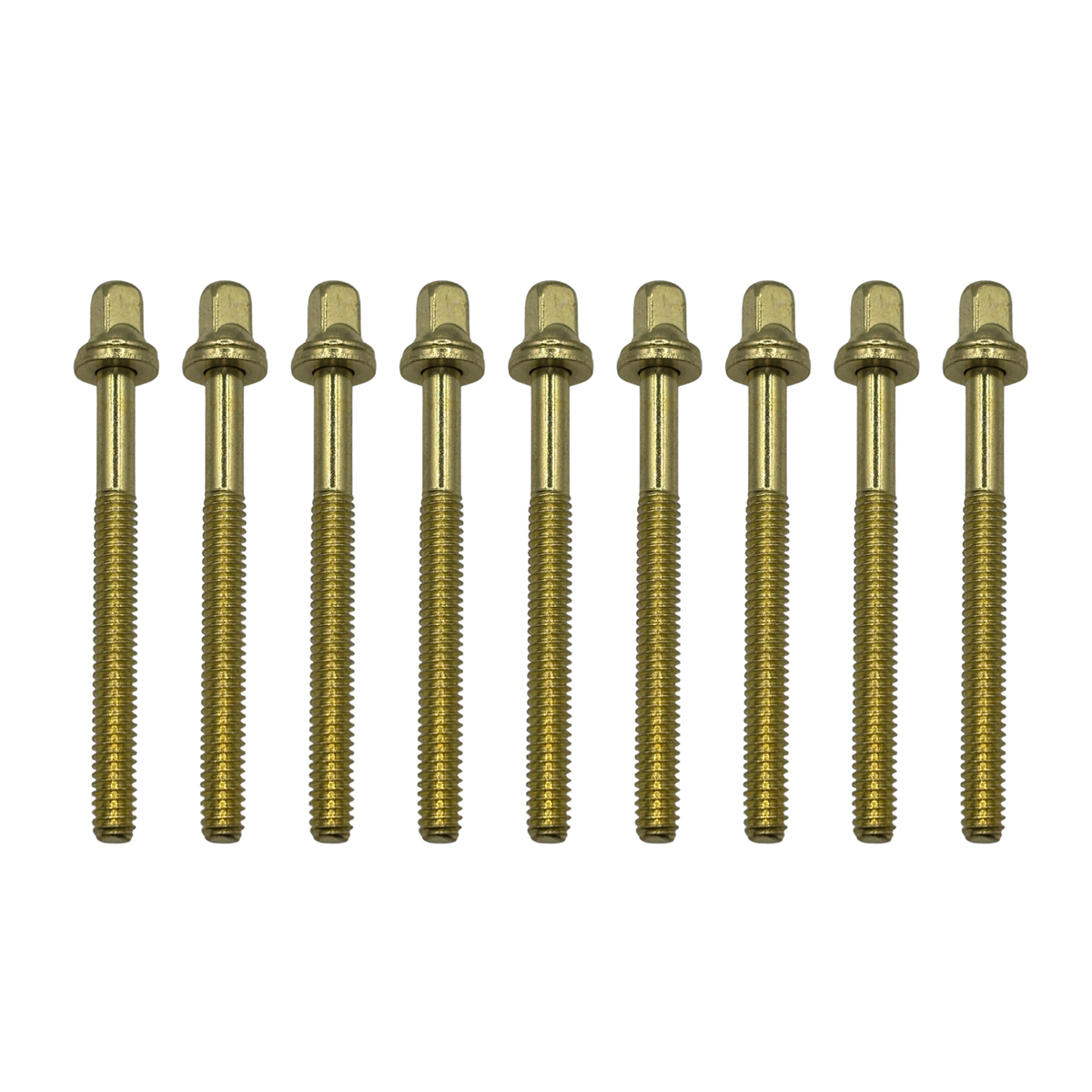 58mm Drum Tension Rods - Chrome | Brass | Black Nickel | Honey Drums