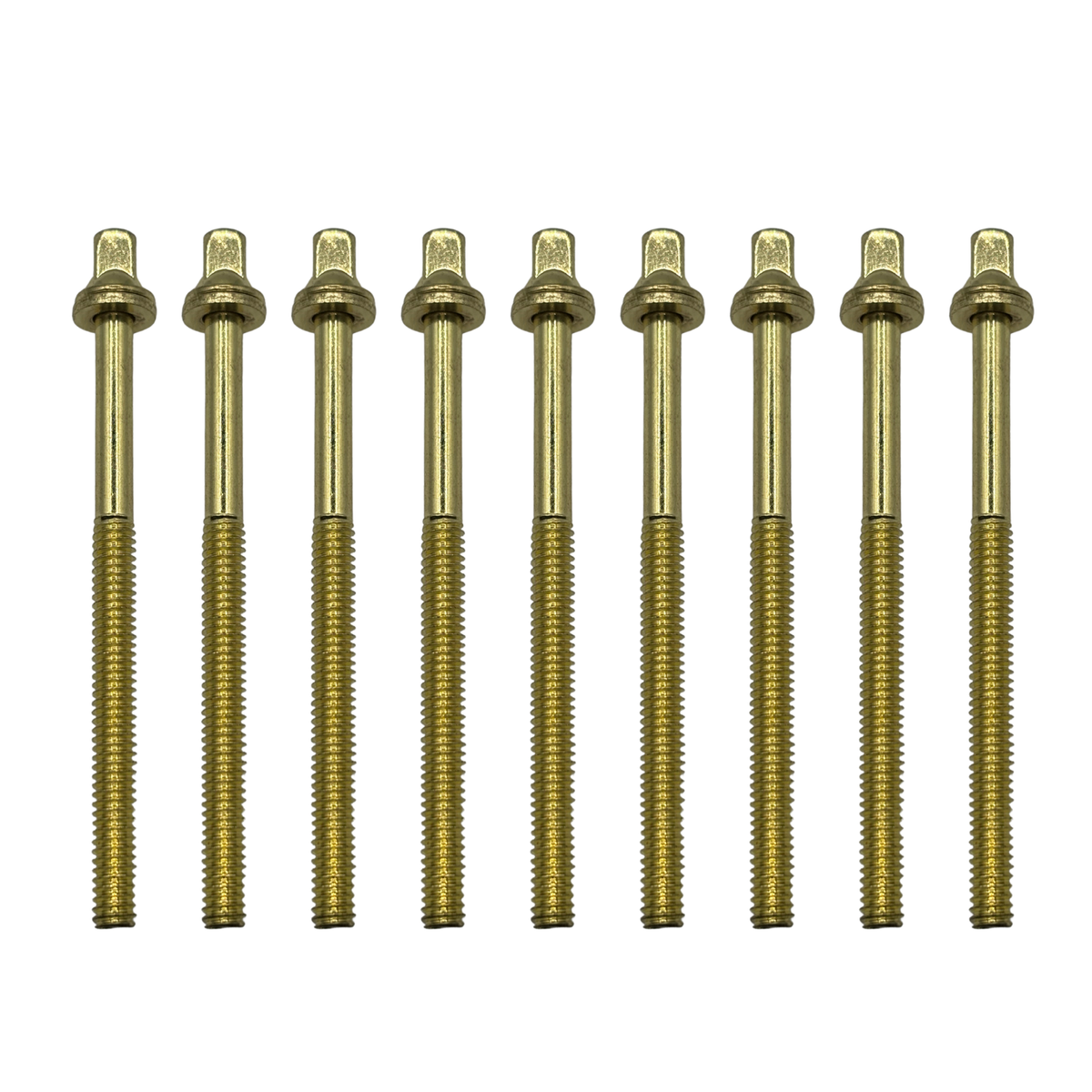 75mm Drum Tension Rods - Chrome | Brass | Black Nickel | Honey Drums