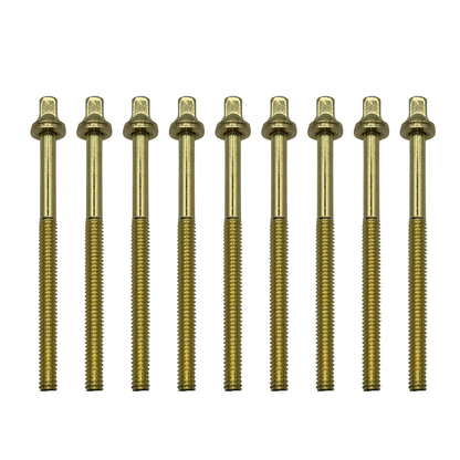 75mm Drum Tension Rods - Chrome | Brass | Black Nickel | Honey Drums