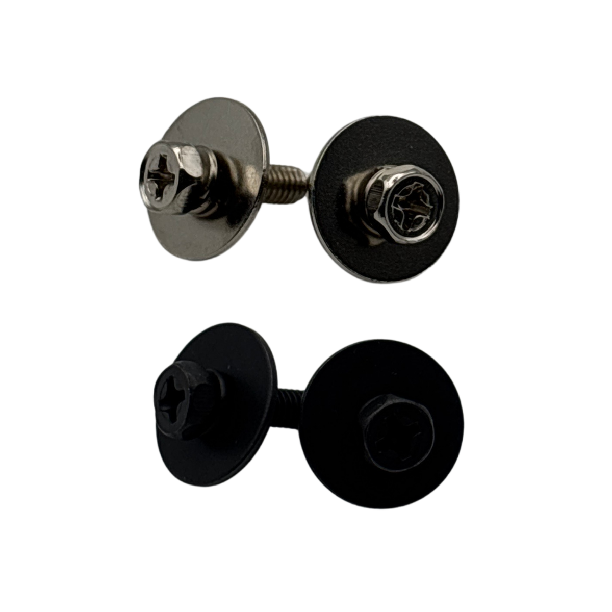 Chrome and Matte Black Lug Fixing Screws M4x14mm