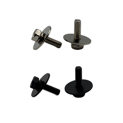 Chrome and Matte Black Lug Fixing Screws M4x14mm