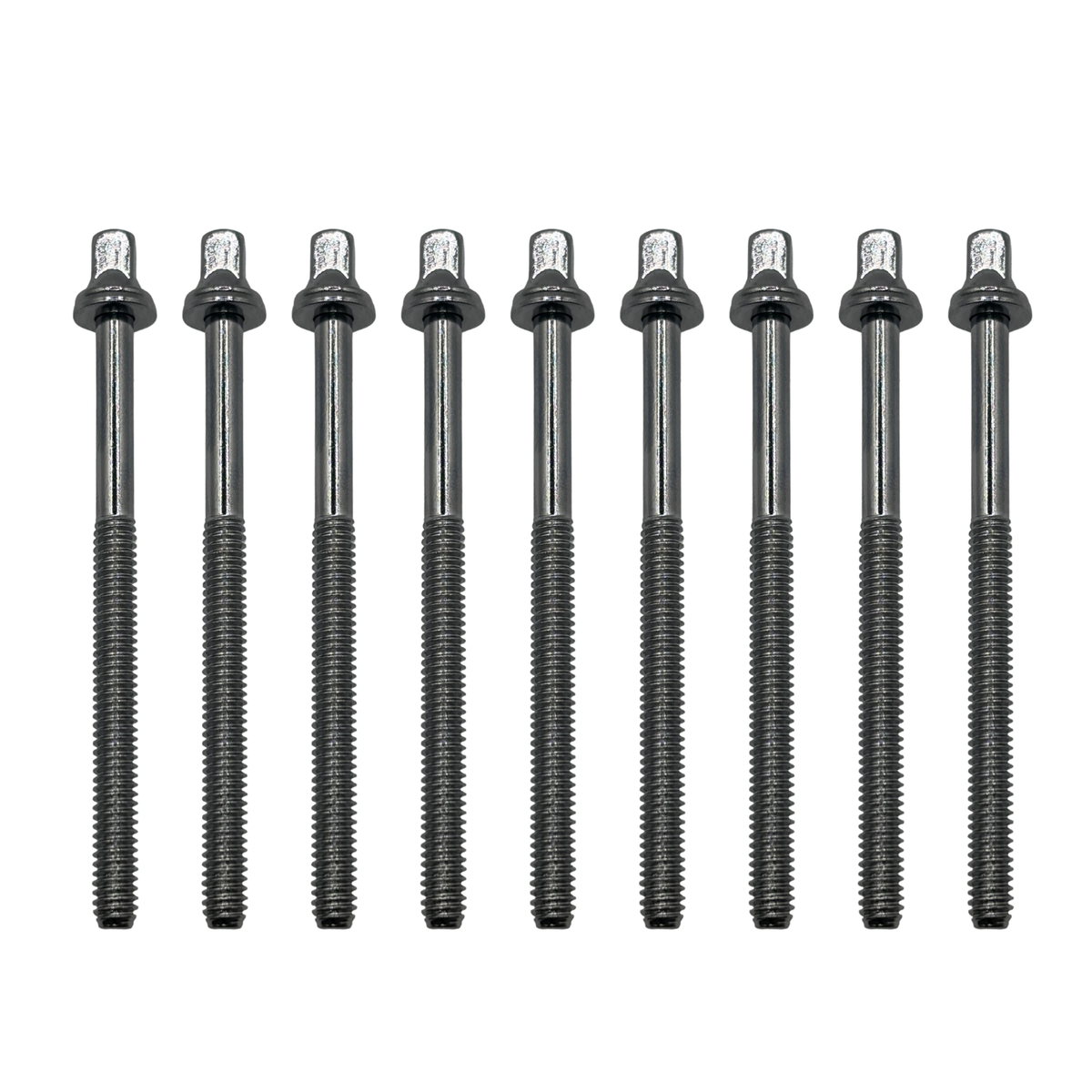 75mm Drum Tension Rods - Chrome | Brass | Black Nickel | Honey Drums