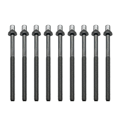 75mm Drum Tension Rods - Chrome | Brass | Black Nickel | Honey Drums