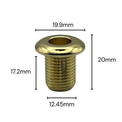 20mm Long Threaded Drum Air Vent Dimensions
