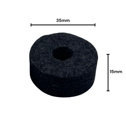 Grey Cymbal Felt for Cymbal Stand Dimensions