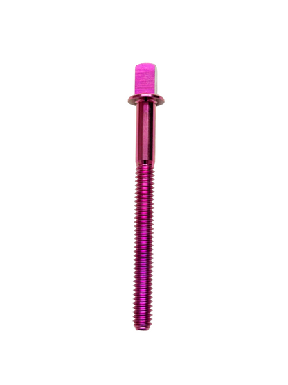 Drum Pimps custom titanium tension rod for drum kit upgrade