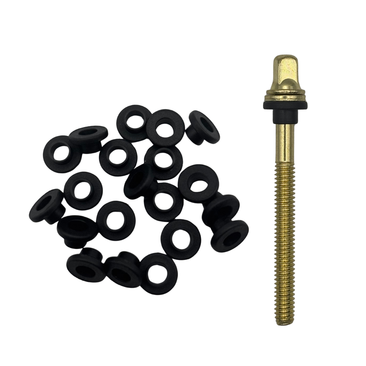 Sleeved Nylon Tension Rod Washers Black